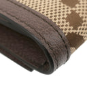 グッチ GUCCI ジャンボGG ダイアナ コンパクトウォレット 658635 ベージュ×ブラウン レザー GGキャンバス 二つ折り財布 バンブー