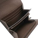 グッチ GUCCI ジャンボGG ダイアナ コンパクトウォレット 658635 ベージュ×ブラウン レザー GGキャンバス 二つ折り財布 バンブー