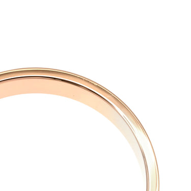 エルメス HERMES ミニクリック PM シェーヌダンクル リラ メタル エナメル バングル ローズゴールド金具 ピンクゴールド金具 紫 ブレスレット