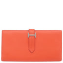 エルメス HERMES ベアンスフレ カプシーヌ ヴォーエプソン 長財布 シルバー金具 二つ折り財布