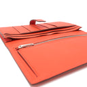 エルメス HERMES ベアンスフレ カプシーヌ ヴォーエプソン 長財布 シルバー金具 二つ折り財布