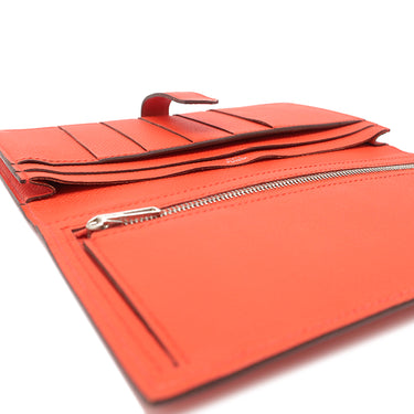 エルメス HERMES ベアンスフレ カプシーヌ ヴォーエプソン 長財布 シルバー金具 二つ折り財布