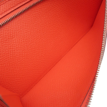 エルメス HERMES ベアンスフレ カプシーヌ ヴォーエプソン 長財布 シルバー金具 二つ折り財布