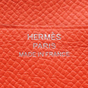 エルメス HERMES ベアンスフレ カプシーヌ ヴォーエプソン 長財布 シルバー金具 二つ折り財布
