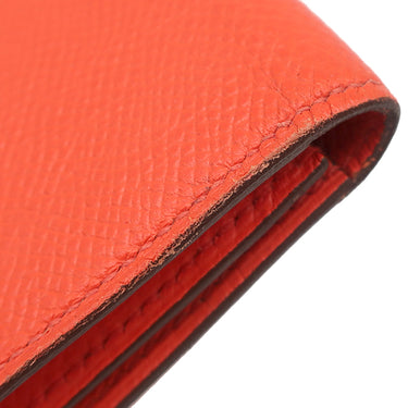 エルメス HERMES ベアンスフレ カプシーヌ ヴォーエプソン 長財布 シルバー金具 二つ折り財布