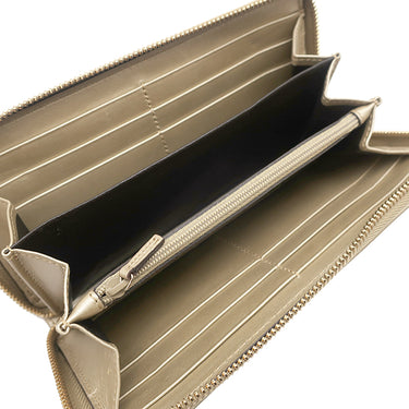 グッチ GUCCI インプリメ ジップアラウンドウォレット 212110 ゴールド PVC 長財布 金 ラウンドファスナー ロングウォレット