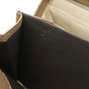 グッチ GUCCI インプリメ ジップアラウンドウォレット 212110 ゴールド PVC 長財布 金 ラウンドファスナー ロングウォレット