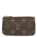 ルイヴィトン LOUIS VUITTON ポシェット クレ M62650 モノグラム モノグラムキャンバス コインケース ゴールド金具 茶 キーチェーン付き