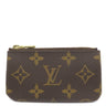 ルイヴィトン LOUIS VUITTON ポシェット クレ M62650 モノグラム モノグラムキャンバス コインケース ゴールド金具 茶 キーチェーン付き