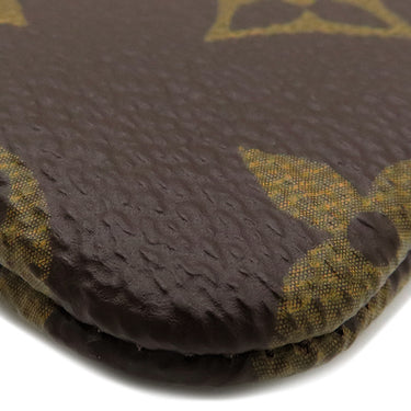 ルイヴィトン LOUIS VUITTON ポシェット クレ M62650 モノグラム モノグラムキャンバス コインケース ゴールド金具 茶 キーチェーン付き