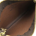 ルイヴィトン LOUIS VUITTON ポシェット クレ M62650 モノグラム モノグラムキャンバス コインケース ゴールド金具 茶 キーチェーン付き