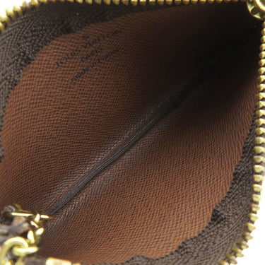 ルイヴィトン LOUIS VUITTON ポシェット クレ M62650 モノグラム モノグラムキャンバス コインケース ゴールド金具 茶 キーチェーン付き