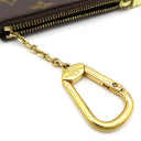 ルイヴィトン LOUIS VUITTON ポシェット クレ M62650 モノグラム モノグラムキャンバス コインケース ゴールド金具 茶 キーチェーン付き