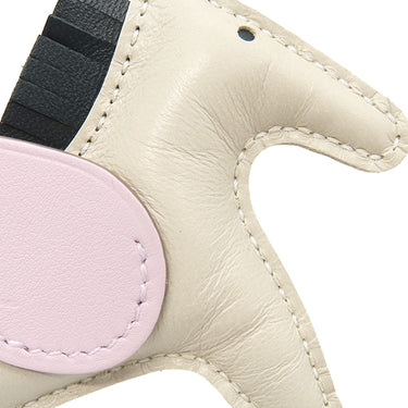 エルメス HERMES ロデオPM ペガサス クレ×ヴェールシプレ×モーヴペール ラムスキン アニューミロ バッグチャーム オフホワイト 緑 ピンク