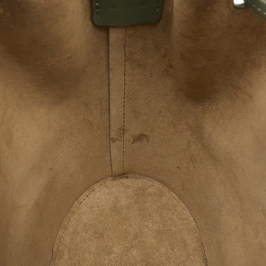 ロエベ LOEWE バルーン ミニ A710P18X07 グリーン カーフ アナグラムジャカード 2WAYバッグ ゴールド金具 緑 ハンドバッグ ショルダーバッグ