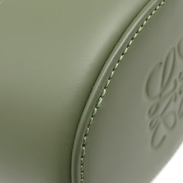 ロエベ LOEWE バルーン ミニ A710P18X07 グリーン カーフ アナグラムジャカード 2WAYバッグ ゴールド金具 緑 ハンドバッグ ショルダーバッグ