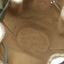 ロエベ LOEWE バルーン ミニ A710P18X07 グリーン カーフ アナグラムジャカード 2WAYバッグ ゴールド金具 緑 ハンドバッグ ショルダーバッグ