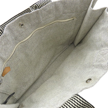エルメス HERMES ニューフールトゥMM グレー トワルアッシュ トートバッグ シルバー金具 トワルH キャンバス