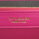 ブルガリ BVLGARI ブルガリブルガリ 288182 シースターコーラル グレインカーフレザー 長財布 ゴールド金具 新品 未使用 ラウンドファスナー 赤