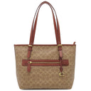 コーチ COACH シグネチャー テイラー トート CC402B4NQ4 TANXRUST PVC レザー トートバッグ ヴィンテージ金具