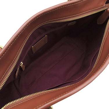 コーチ COACH シグニチャー テイラー トート CC402B4NQ4 TANXRUST PVC レザー トートバッグ ヴィンテージ金具 新品 未使用 茶
