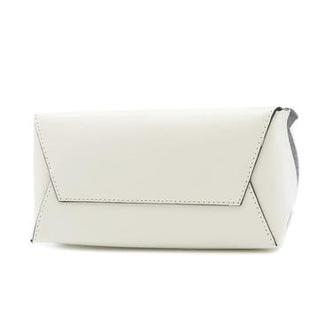 マルニ MARNI ミュゼオ ソフト SHMP0039Q0P5070ZO281 グレー×ホワイト×ブラウン ウール ポリアミドナイロン カーフレザー 2WAYバッグ ゴールド金具 ショルダー ハンドバッグ トート フェルト