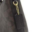 コーチ COACH ヴァル ダッフル C2819IMAA8 ブラウン PVCコーティングキャンバス レザー 2WAYバッグ ゴールド金具 新品 未使用 茶 シグネチャー