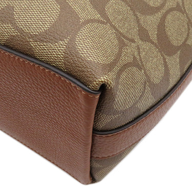 コーチ COACH ダッフル ショルダーバッグ C2819 IMS5U べ－ジュXブラウン シグネチャーキャンバス レザー 2WAYバッグ ゴールド金具 ライトブラウン 茶 ハンドバッグ 新品 未使用