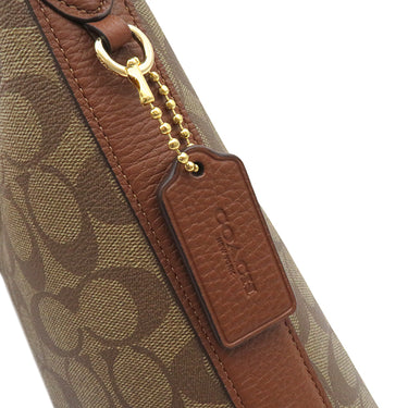 コーチ COACH ダッフル ショルダーバッグ C2819 IMS5U べ－ジュXブラウン シグネチャーキャンバス レザー 2WAYバッグ ゴールド金具 ライトブラウン 茶 ハンドバッグ 新品 未使用