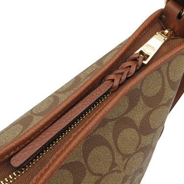 コーチ COACH ダッフル ショルダーバッグ C2819 IMS5U べ－ジュXブラウン シグネチャーキャンバス レザー 2WAYバッグ ゴールド金具 ライトブラウン 茶 ハンドバッグ 新品 未使用