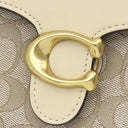 コーチ COACH タビー シグネチャー CA192B4SHG ベージュ系 キャンバス レザー チェーンウォレット ヴィンテージ金具 アイボリー 新品 未使用