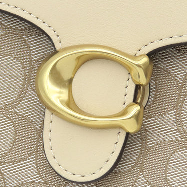 コーチ COACH タビー シグネチャー CA192B4SHG ベージュ系 キャンバス レザー チェーンウォレット ヴィンテージ金具 アイボリー 新品 未使用