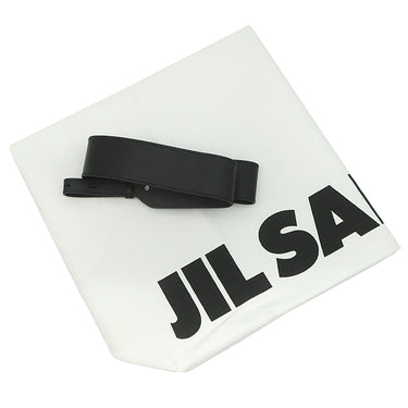 ジルサンダー Jil Sander ラージ トートバッグ JSMR852195 MRB00036 001 ブラック スウェード レザー 2WAYバッグ シルバー金具 黒 ショルダー