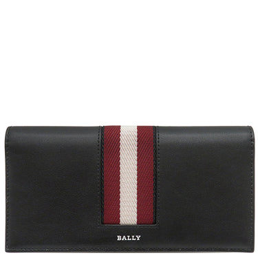 バリー BALLY バリロ BALIRO BALIRODSHI039P ブラック×レッド レザー 長財布 シルバー金具 新品 未使用 黒 赤 二つ折り