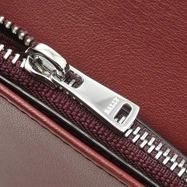 バリー BALLY バリロ BALIRO BALIRODSHI039P ブラック×レッド レザー 長財布 シルバー金具 新品 未使用 黒 赤 二つ折り