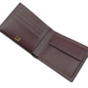 ダンヒル dunhill ベルグレイブ コンパクトウォレット DUL2S832A ブラック レザー 二つ折り財布 ゴールド金具 黒 札入れ 新品 未使用