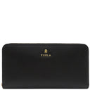 フルラ FURLA カメリア Camelia ラウンドジップ XL WP00322 ARE000O6000 ブラック カーフ 長財布 ゴールド金具 黒 ラウンドファスナー