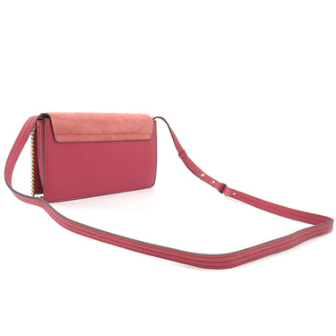 クロエ Chloe フェイ CHC15US127H2O6AM スカーレットピンク カーフ スウェード ショルダーバッグ ゴールド金具 シルバー金具 新品 未使用