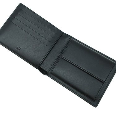 ダンヒル dunhill サイドカー DU19F2F32AT001 ブラック レザー 二つ折り財布 シルバー金具 新品 未使用 黒 コンパクト財布