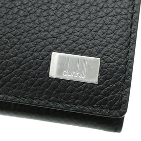 ダンヒル dunhill ロングウォレット DU19F2910AV001 ブラック レザー 長財布 シルバー金具 新品 未使用 黒 二つ折り