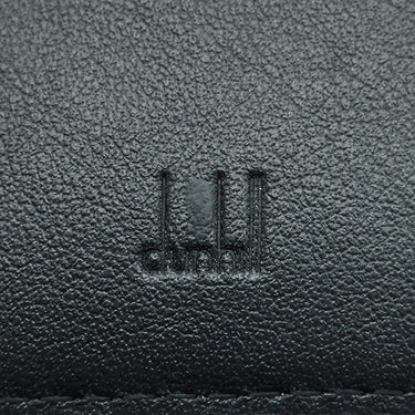 ダンヒル dunhill アヴォリティーズ DU19F2947AV001 ブラック レザー カードケース シルバー金具 新品 未使用 黒 名刺入れ 二つ折り