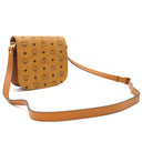 エムシーエム MCM パトリシア MWS8APA03CO001 コニャック ヴィセトス コーテッドキャンバス ショルダーバッグ ゴールド金具 新品 未使用 MCM 茶