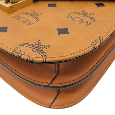 エムシーエム MCM パトリシア MWS8APA03CO001 コニャック ヴィセトス コーテッドキャンバス ショルダーバッグ ゴールド金具 新品 未使用 MCM 茶