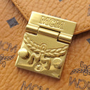 エムシーエム MCM パトリシア MWS8APA03CO001 コニャック ヴィセトス コーテッドキャンバス ショルダーバッグ ゴールド金具 新品 未使用 MCM 茶