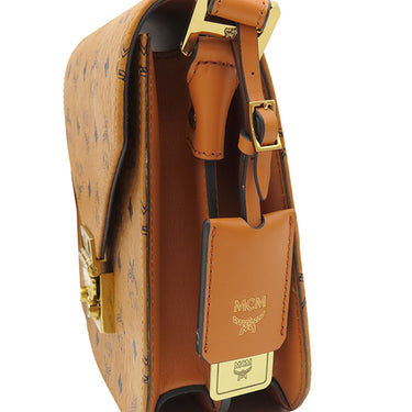 エムシーエム MCM パトリシア MWS8APA03CO001 コニャック ヴィセトス コーテッドキャンバス ショルダーバッグ ゴールド金具 新品 未使用 MCM 茶