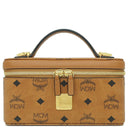 エムシーエム MCM ヴィセトス オリジナル ロックスター バニティケース MYZ8AVI01CO001 コニャック ヴィセトスコーテッドキャンバス ナッパレザー 2WAYバッグ ゴールド金具 茶 斜め掛け