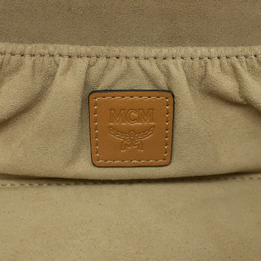 エムシーエム MCM ヴィセトス オリジナル ロックスター バニティケース MYZ8AVI01CO001 コニャック ヴィセトスコーテッドキャンバス ナッパレザー 2WAYバッグ ゴールド金具 茶 斜め掛け