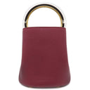 マルニ MARNI パニエ SCMPU09TQ9LV688Z2O17 バーガンディレッド カーフ 2WAYバッグ ゴールド金具 赤 バケットバッグ ショルダー 新品 未使用