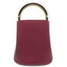 マルニ MARNI パニエ SCMPU09TQ9LV688Z2O17 バーガンディレッド カーフ 2WAYバッグ ゴールド金具 赤 バケットバッグ ショルダー 新品 未使用