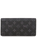 ルイヴィトン LOUIS VUITTON ポルトフォイユ ブラザ M61697 モノグラムエクリプス モノグラムエクリプス 長財布 シルバー金具 黒 グレー